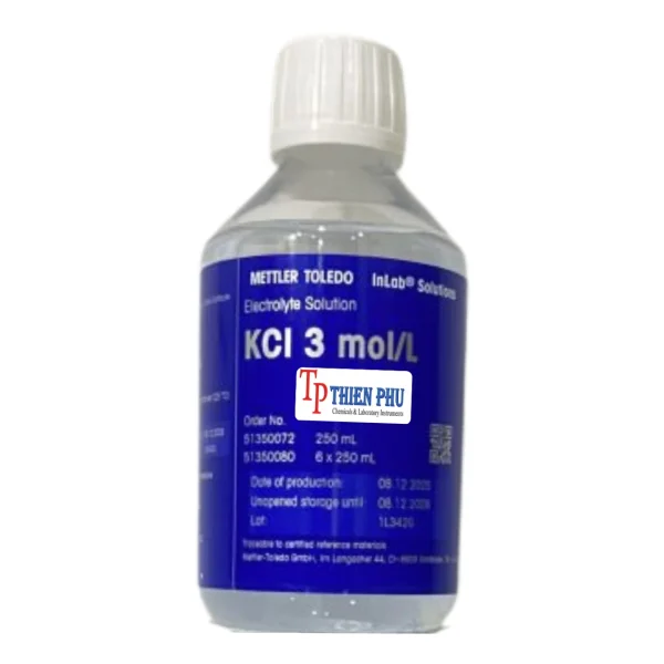 Dung dịch điện phân và bảo quản điện cực KCl 3 molL