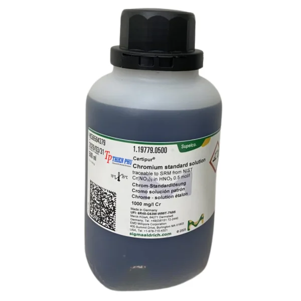 Chromium standard solution traceable to SRM from NIST Cr(NO₃)₃ in HNO₃ 0.5 mol/l- code 1.19779.0500