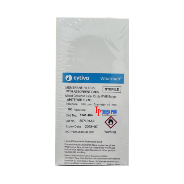 Membrane Filters with Absorbent Pads-Code 7141-104