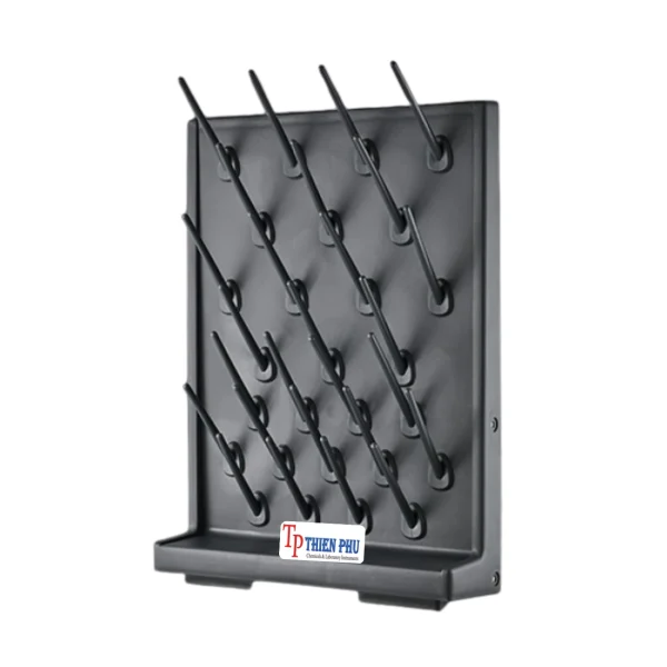 Giá phơi dụng cụ thí nghiệm nhựa XSD-8801-27 vị trí