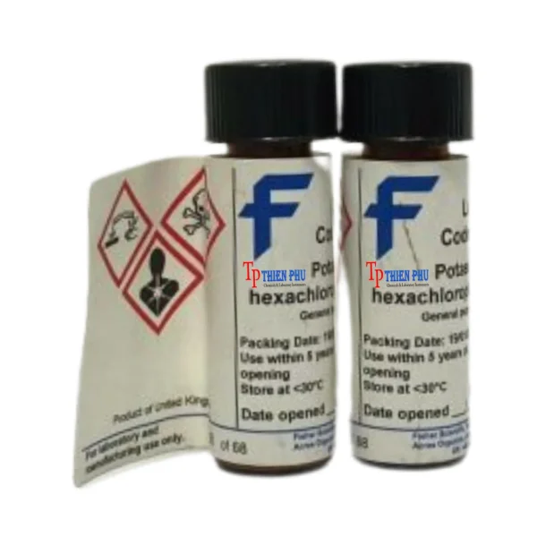 Potassium hexachloroplatinate(IV) -code 195350010( 1g)